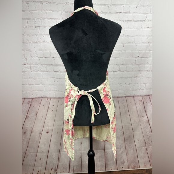 Vintage fruit print‎ Canvas Cooking Apron adjustable with pocket - Picture 3 of 3